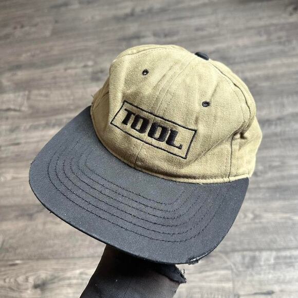 Rare Vintage 90s Thrashed Emo Metal Rock Tool Band Hat Cap - Picture 2 of 8